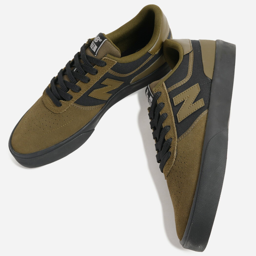 NEW BALANCE NUMERIC UN272BTT WOOD LAND BLACK ニューバランス ヌメリック 272 スニーカー ( オリーブ カーキ ローテク 緑 グリーン SKATE スケート メンズ )
