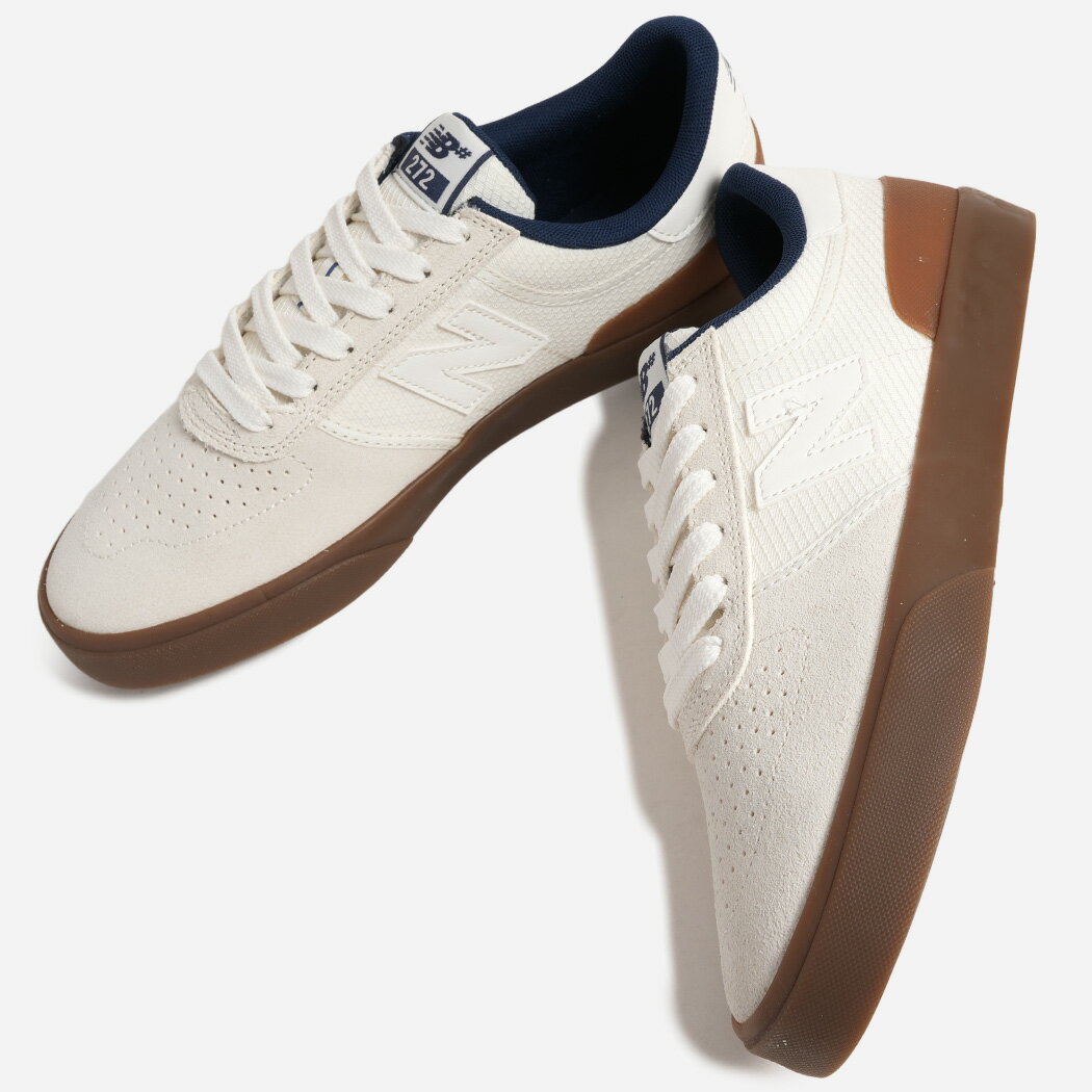 樂天商城 - NEW BALANCE NUMERIC UN272WDG WHITE BROWN ニューバランス ヌメリック 272 スニーカー ( ホワイト 白 ガムソール SKATE スケート メンズ )