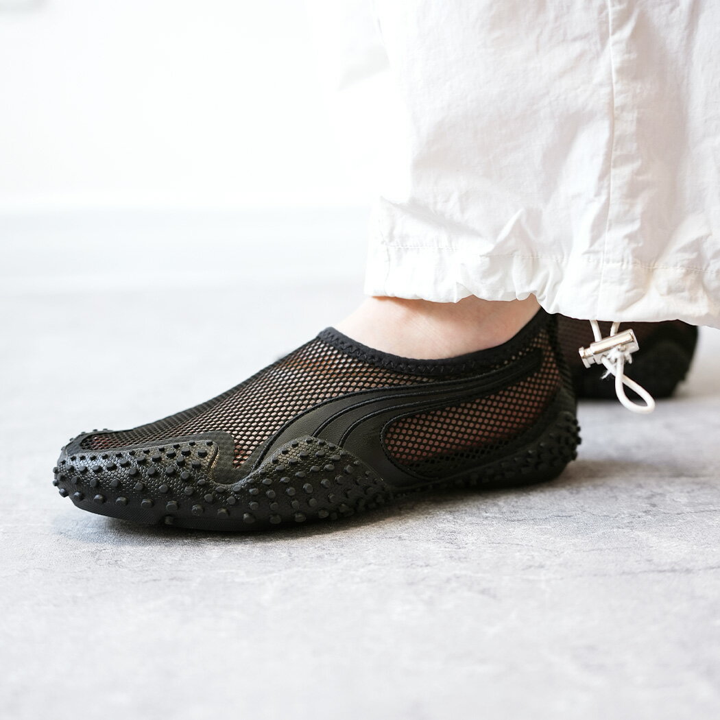 Rakuten - PUMA MOSTRO FLEX MESH PUMA BLACK プーマ 薄底 モストロ フレックス メッシュ スニーカー 黒 レディース ウィメンズ ( 403214-01 ブラック )