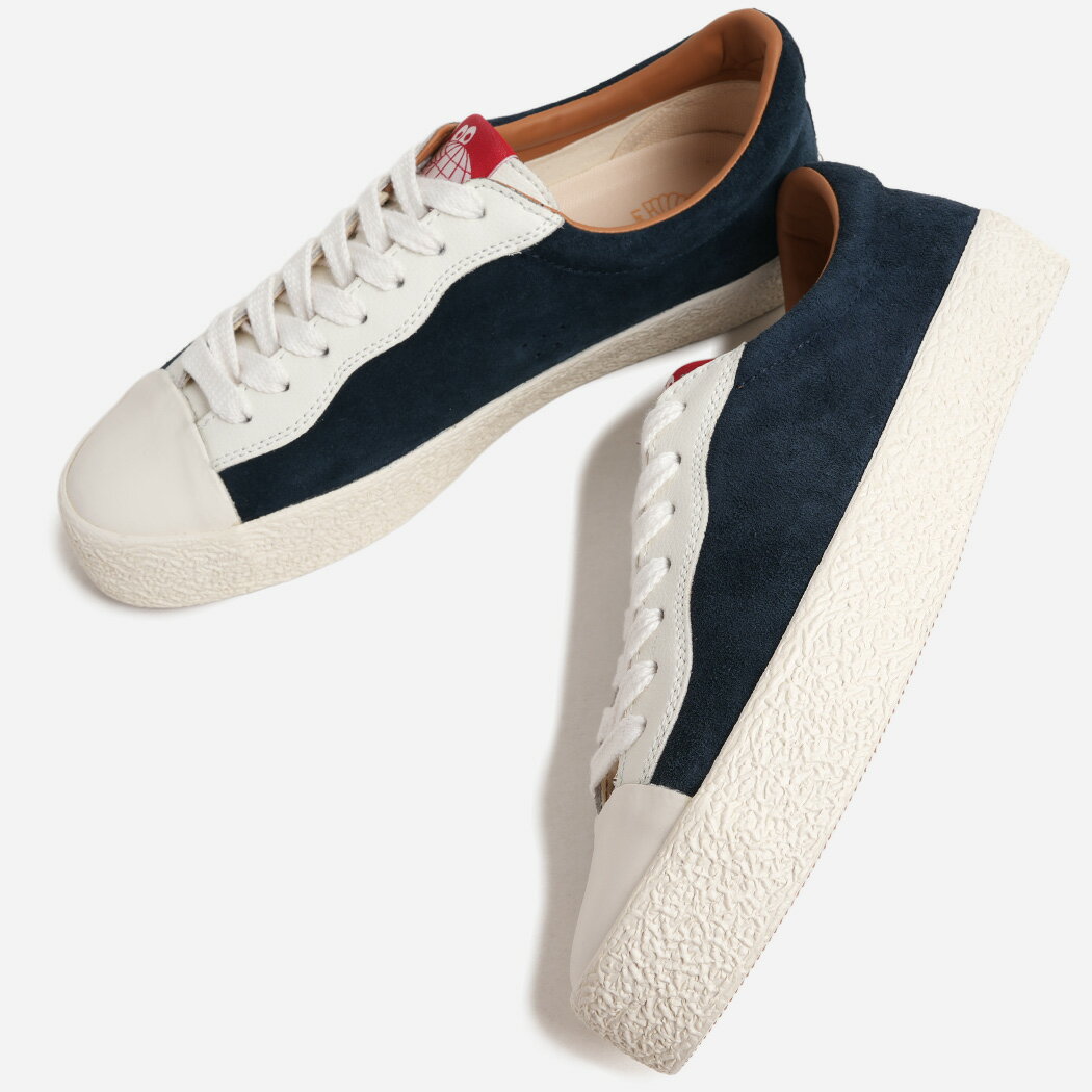 樂天商城 - LAST RESORT AB VM002-LO CAP SHOES PEACOART WHITE ラストリゾート ローカット トゥ キャップ スニーカー ネイビー スエード メンズ レディース ( SKATE ローテク スケート )