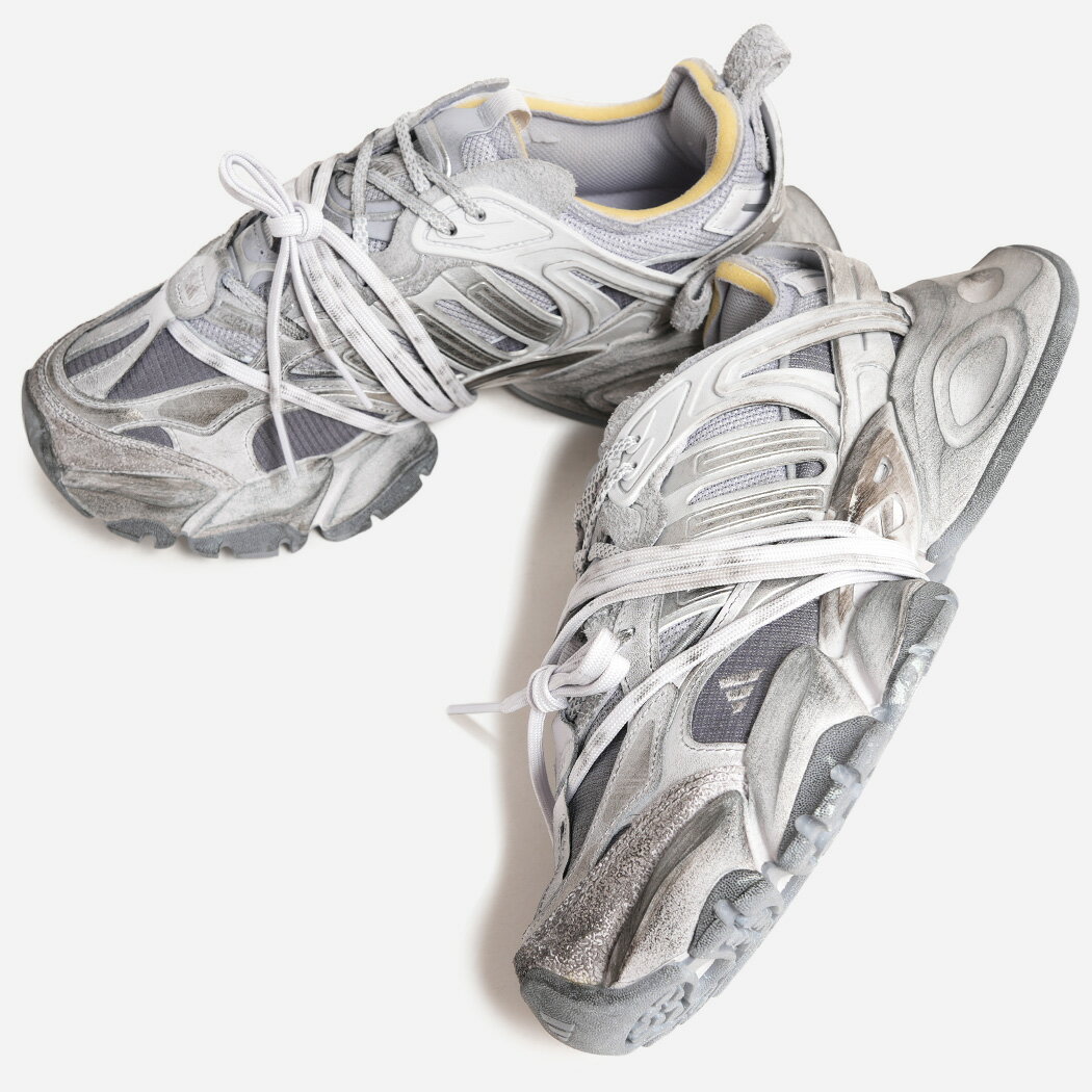 樂天商城 - adidas XLG Runner Deluxe GREY SILVER METALLIC 海外限定 アディダス ランナー デラックス スニーカー ( 日本未発売 グレー ユーズド加工 ダメージ加工 白 Y2K メンズ JR9633 )
