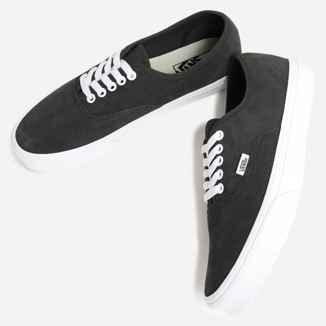 樂天商城 - VANS AUTHENTIC FADED BLACK WHITE ヴァンズ オーセンティック スエード ヌバック スニーカー ( バンズ ローテク メンズ レディース ブラック 黒 VN000Z8YGBJ )