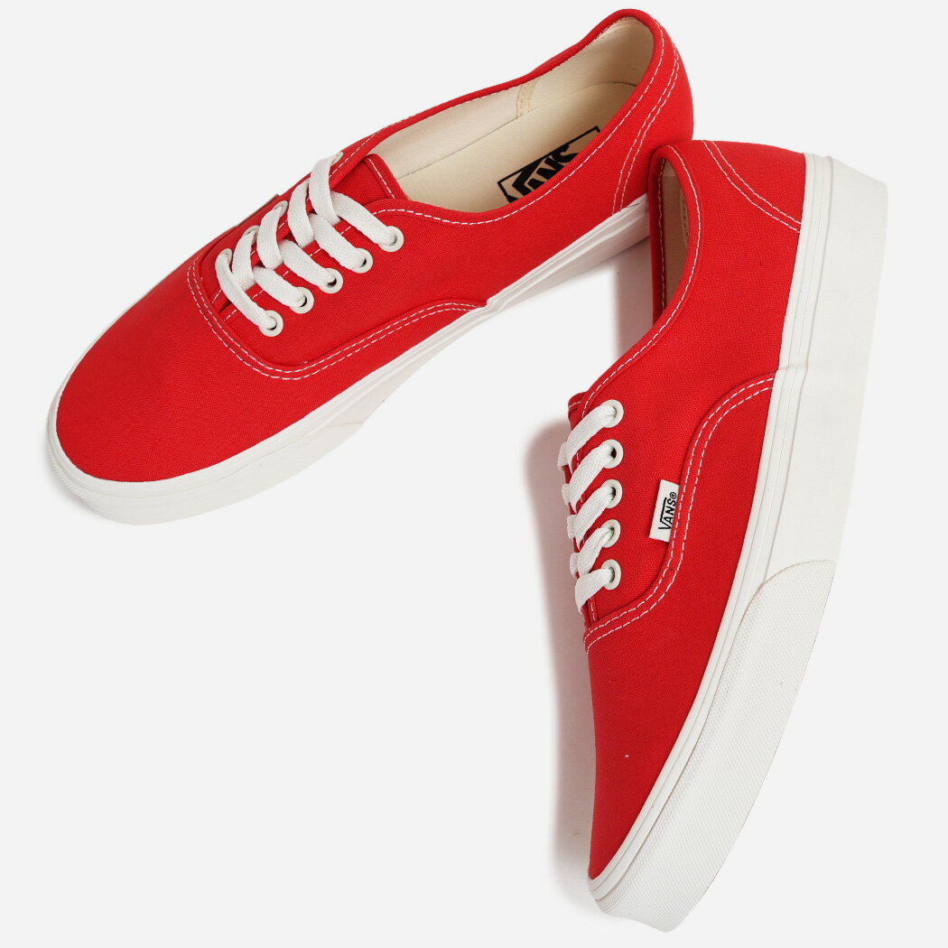 樂天商城 - VANS AUTHENTIC TOMATO ヴァンズ オーセンティック スニーカー ( キャンバス バンズ ローテク メンズ レディース レッド 赤 VN000D6GH2D )