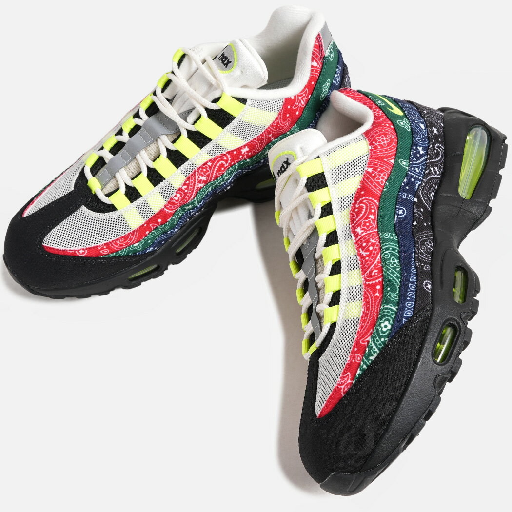 NIKE AIR MAX 95 BIG BUBBLE SP PAISLEY BANDANA ナイキ エア マックス ビッグバブル スニーカー ( イエロー グラデ バンダナ メンズ IQ0620-100 )