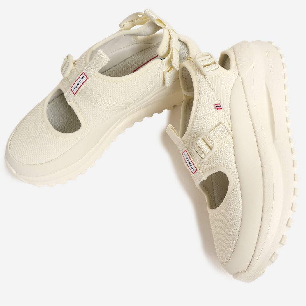 HUNTER UNISEX TRAVEL FLOW SANDAL SHADED WHITE ハンター トラベル フロー サンダル スニーカー ( メリージェーン 厚底 レディース UFF7103MSH-SHW )