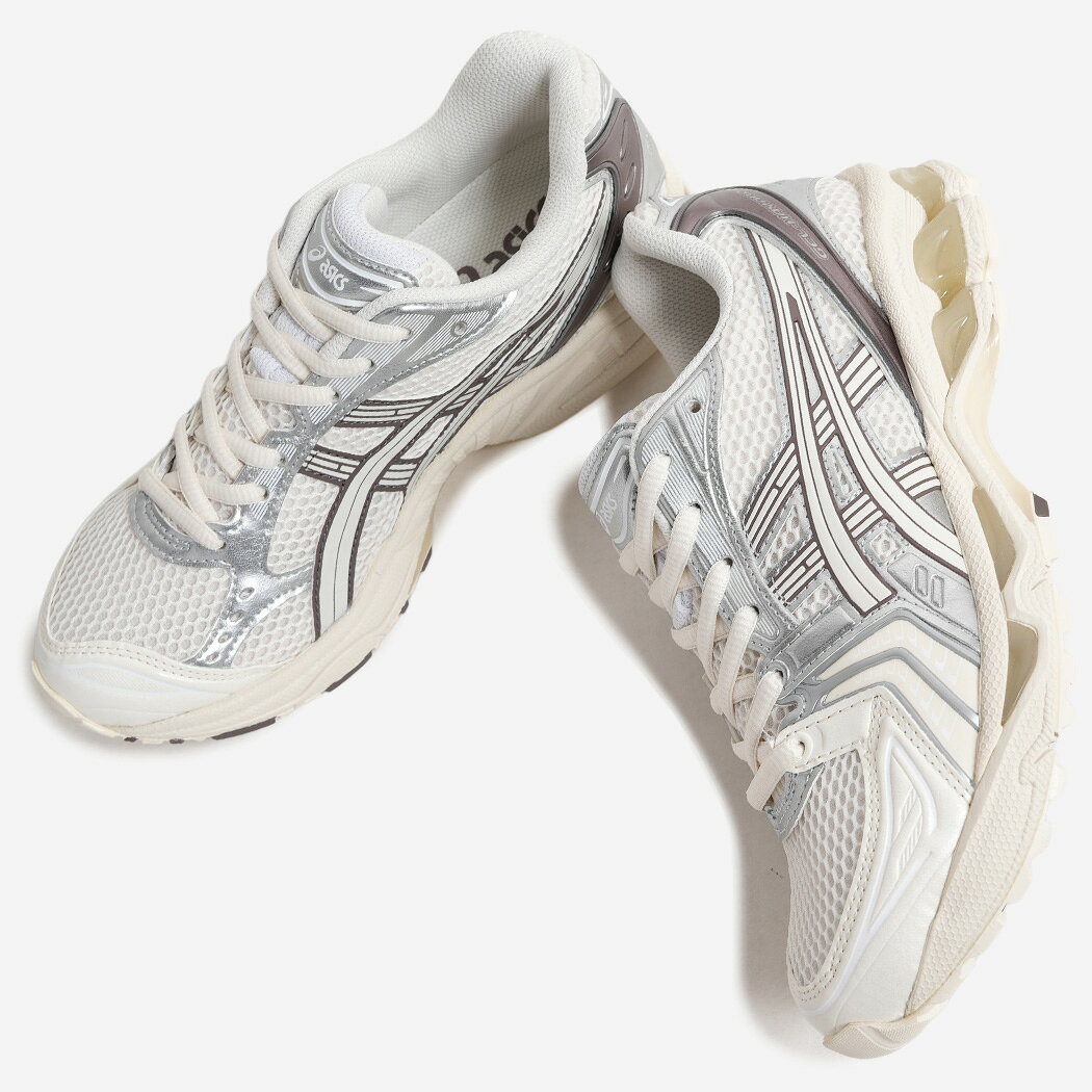 asics GEL-KAYANO 14 CREAM COCOA POWDER アシックス ゲル カヤノ スニーカー ( ホワイト シルバー 白 ランニング メンズ レディース 1203A537-118 )