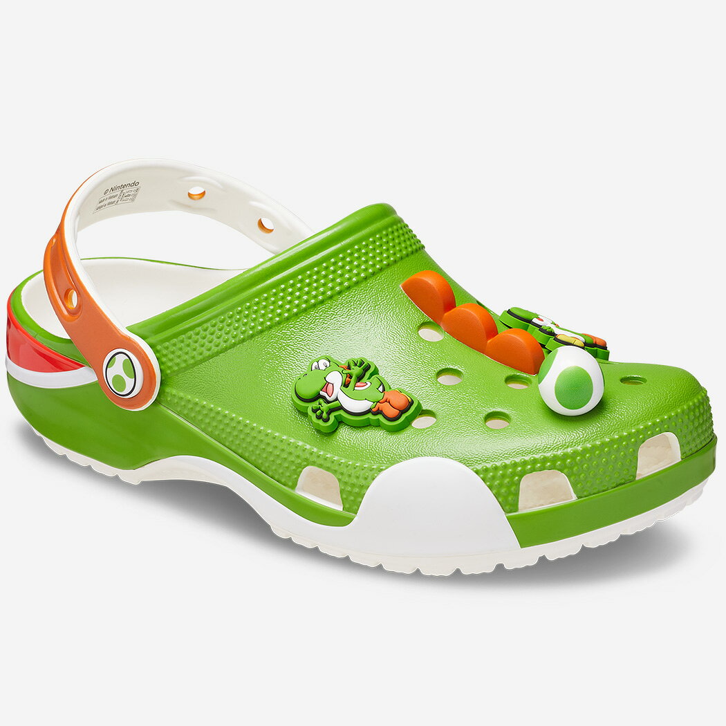 crocs x Super Mario Bros Classic Clog YOSSHI クロックス スーパー マリオ ブラザーズ ヨッシー クラシック クロッグ サンダル ( 任天堂 ニンテンドー グッズ メンズ レディース 212136-90H )