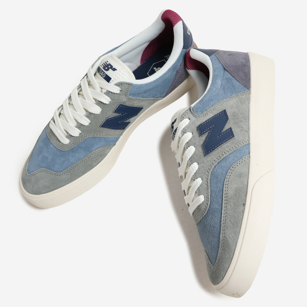 NEW BALANCE NUMERIC UN340NBA ZINC BLUE ニューバランス ヌメリック 海外限定 スニーカー ( 日本未発売 ブルー 青 SKATE スケート スケシュー ローテク メンズ )