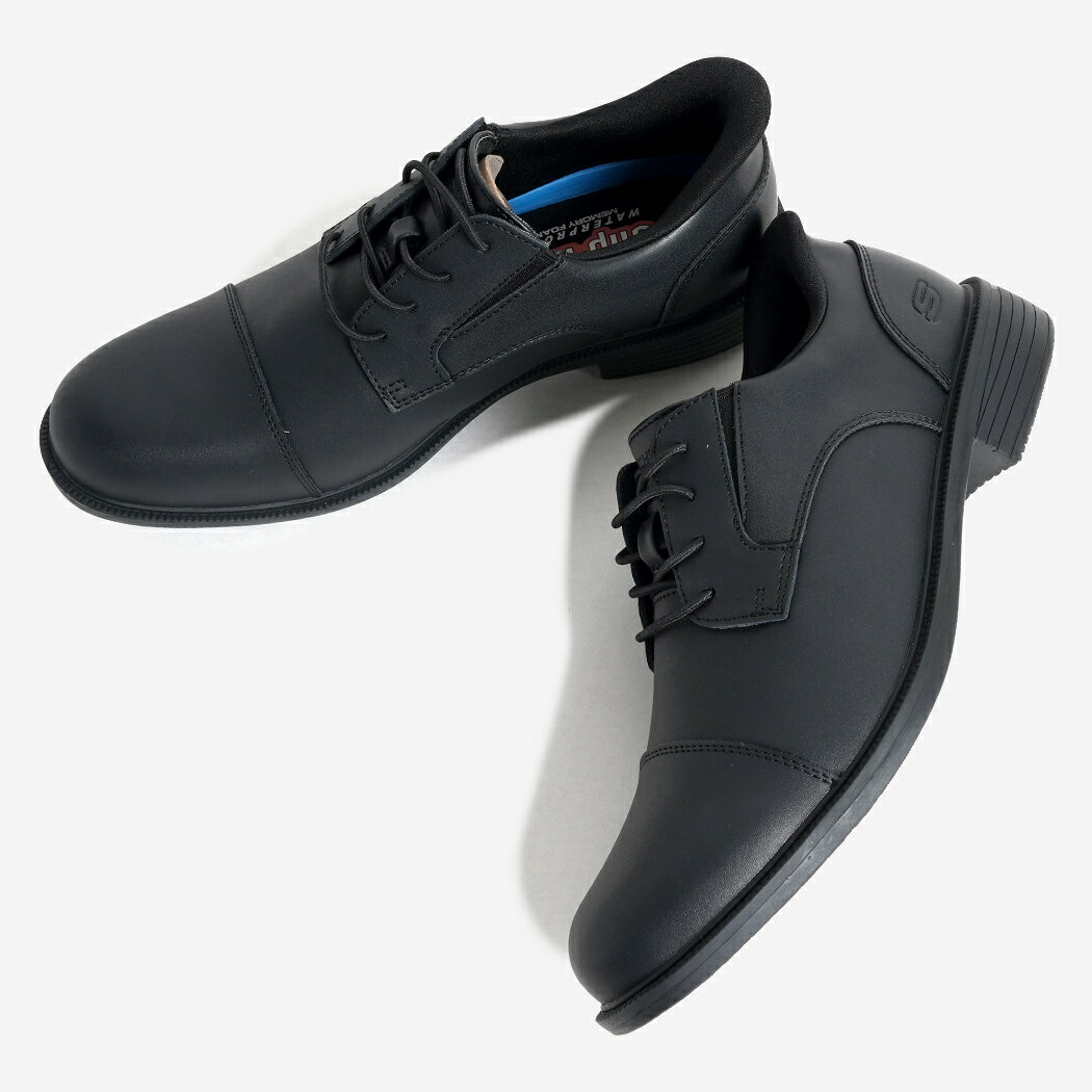 SKECHERS Slip-ins Dreston Ramsey BLACK スケッチャーズ スリップインズ ウォータープルーフ ドレストン ラムジー スニーカー ( ハンズフリー ブラック 黒 レディース ウィメンズ 205837BBK )