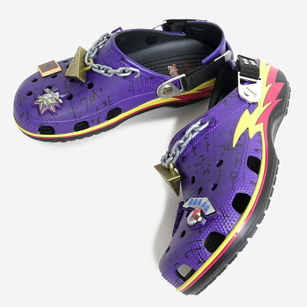 crocs Yu-Gi-Oh! Yami Yugi Classic Clog クロックス クラシック クロッグ サンダル 闇遊戯 遊☆戯☆王 デュエル モンスターズ コラボ ( 遊戯王 メンズ レディース グッズ 213589-90H )