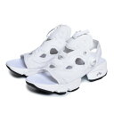 【15時までのご注文で即日発送!!】REEBOK INSTAPUMP FURY SANDAL ZIP "WHITE" リーボック インスタ ポンプフューリー サンダル ( スライド 白 ホワイト レディース ウィメンズ 100202020 )