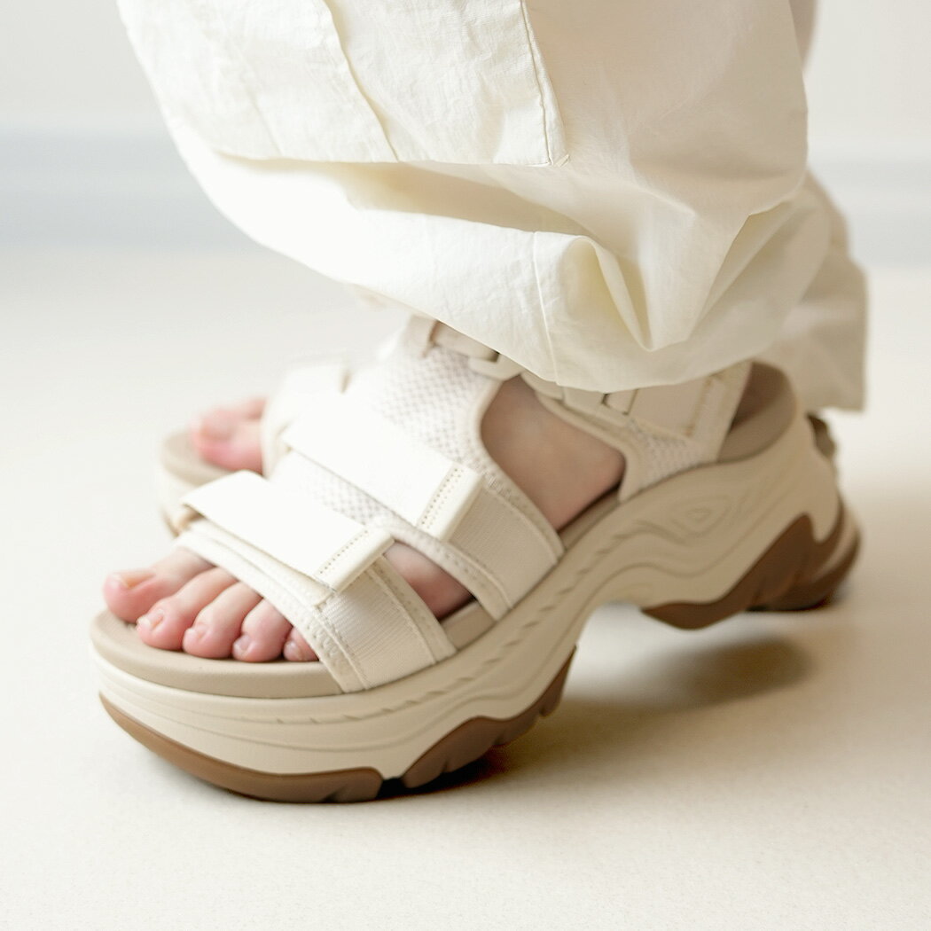 樂天商城 - TEVA HURRICANE AMPSOLE GAILA BIRCH テバ ハリケーン 厚底 アンプソール ガイラ サンダル ( ベージュ ストラップ レディース ウィメンズ 1164570-BIR )
