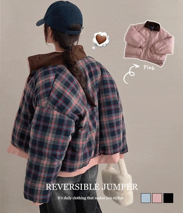 グラビット両面チェックリバーシブル...