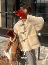 テディファーダッフルジャケットO#YW020 コート ダッフルコート レディース|韓国 VANHECER|コーディブック