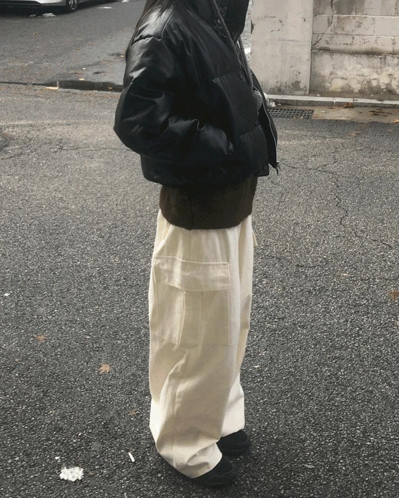 カーネドトムコットンカーゴパンツ パンツ ワイドパンツ レディース｜韓国 wonderwonder｜コーディブック