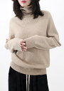 クレセントハイネックニット ニット タートルネック レディース|韓国 privatelookbook|コーディブック(4)