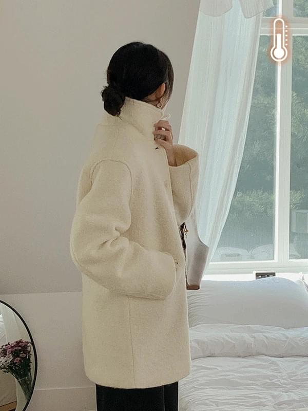 ブックルヌービームハーフコート コート レディース｜韓国 cocoblanc｜コーディブック(4)