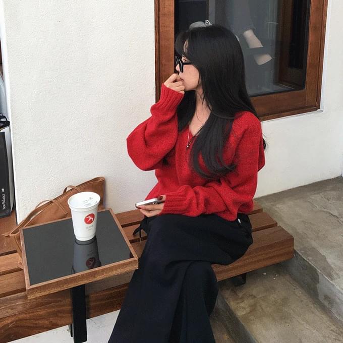 セルンニット-6 color ニット レディース｜韓国 henique｜コーディブック