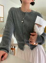 basic round cardigan カーディガン / ベスト カーディガン レディース|韓国 Linenne|コーディブック