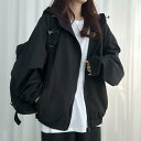 コアフード風防 ジップアップ レディース|韓国 BULLANG GIRL|コーディブック
