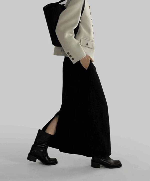 エレンAラインシンプルロングスカート スカート レディース｜韓国 MAENIQUE｜コーディブック