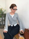 layered cardigan カーディガン / ベスト カーディガン レディース|韓国 Linenne|コーディブック