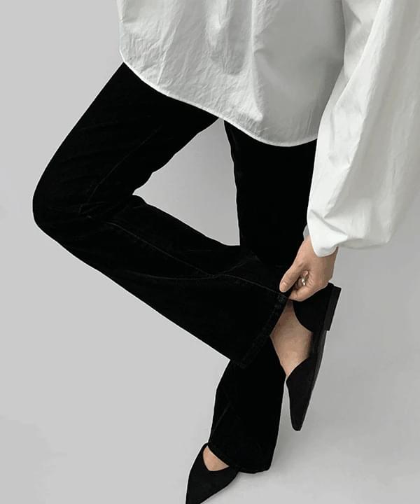 フェイブンベルベットブーツカットパンツ パンツ レディース｜韓国 MAENIQUE｜コーディブック