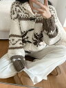 ノルディックトグルカーディガン カーディガン / ベスト セーター レディース|韓国 byclothes|コーディブック(4)