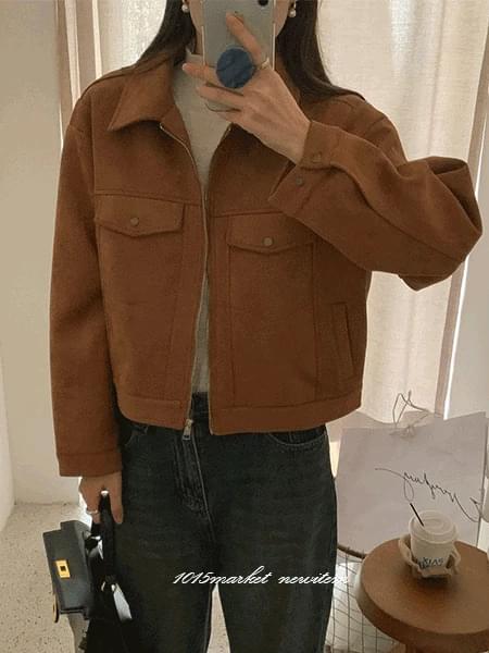 オニキスジップアップ業ジャケット ジップアップ ジャケット レディース｜韓国 1015MARKET｜コーディブック