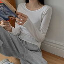 ディープユーモアラブパーネックスパンティーシャツ 長袖 Tシャツ Tシャツ レディース|韓国 Qnigirls|コーディブック