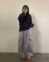 カークルカーゴワイドバンディングトレーニングパンツ パンツ バギーパンツ レディース|韓国 ondeed|コーディブック