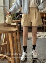 ピンタックコットンハーフパンツ ショートパンツ スラックス レディース|韓国 UPTOWN HOLIC|コーディブック