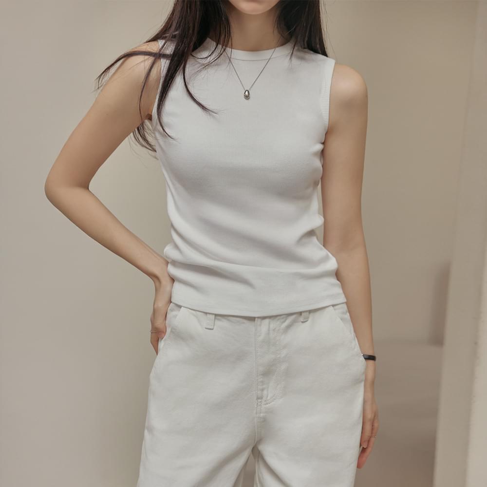 エフィントベーシックゴルジスリーブレス ノースリーブ タンクトップ レディース｜韓国 common unique..