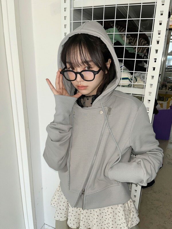 モーターコットンフードJP ジャケット ボンバージャケット レディース｜韓国 kim9hope｜コーディブック