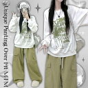 #秋のアイデアジャクソンレタリングプリントボックスフィットスウェットシャツ 長袖 Tシャツ スウェットシャツ レディース|韓国 ccomeng|コーディブック(4)
