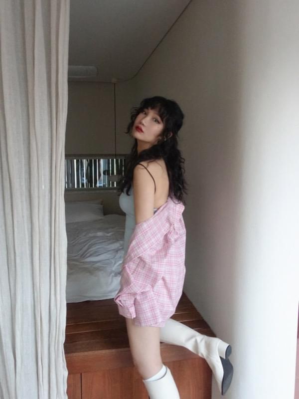 LOVING CHECK SHIRT ブラウス レディース｜韓国 VIVIC｜コーディブック