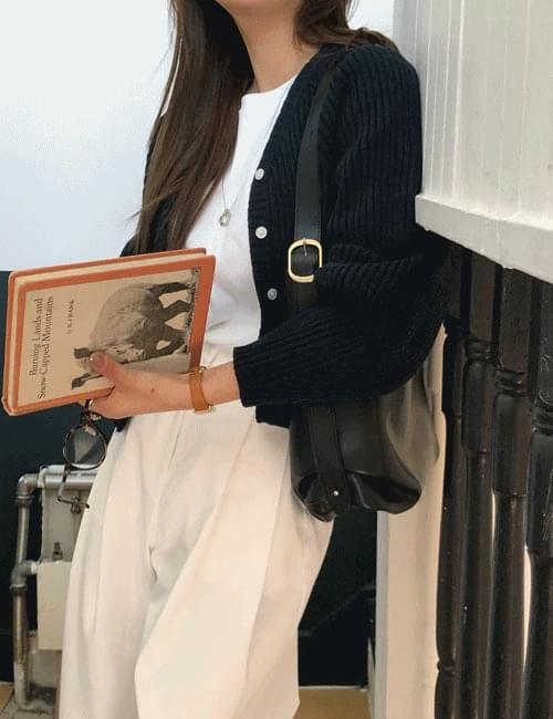 ビールリブ カーディガン / ベスト カーディガン レディース｜韓国 jtamtam｜コーディブック