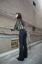 low slub bootcut pt デニムパンツ レディース|韓国 tipssy|コーディブック