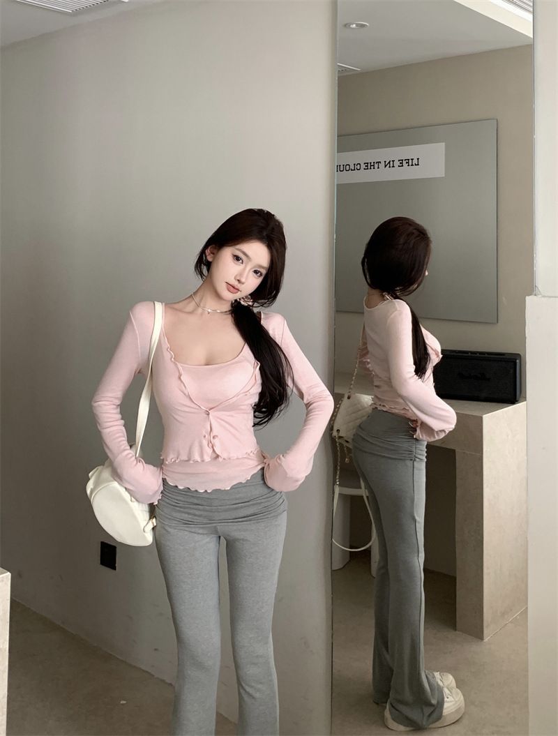 ロディパッドスリーブレスエリフィットカーディガンセット カーディガン / ベスト カーディガン レディース｜韓国 whitemood｜コーディブック