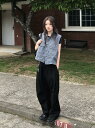 PARACHUTE WIDE SL パンツ バギーパンツ レディース|韓国 AAKE|コーディブック