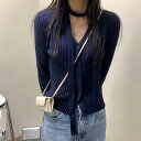 ソラニーリブマフラーカーディガン カーディガン / ベスト カーディガン レディース|韓国 HEYLADY|コーディブック