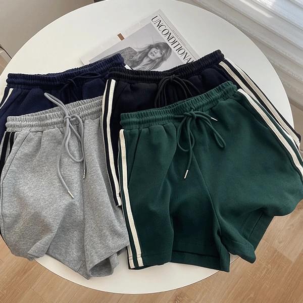 セートラインバンディングショーツ ショートパンツ スウェットパンツ レディース｜韓国 Wansmall｜コーディブック