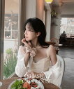 シャシャメッシュキャップスリーブレスブラウス ノースリーブ レディース|韓国 secon'de secon|コーディブック(4)