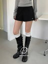 ビッグリブS-4XLマレンゴルジニットパンダントハイウエストバンディングショートパンツショーツ ショートパンツ スウェットパンツ レディース|韓国 DANGDANG GIRL|コーディブック
