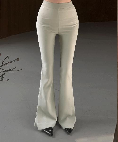 ジェイ ブーツカット slacks パンツ スラックス レディース｜韓国 secon'de secon｜コーディブック