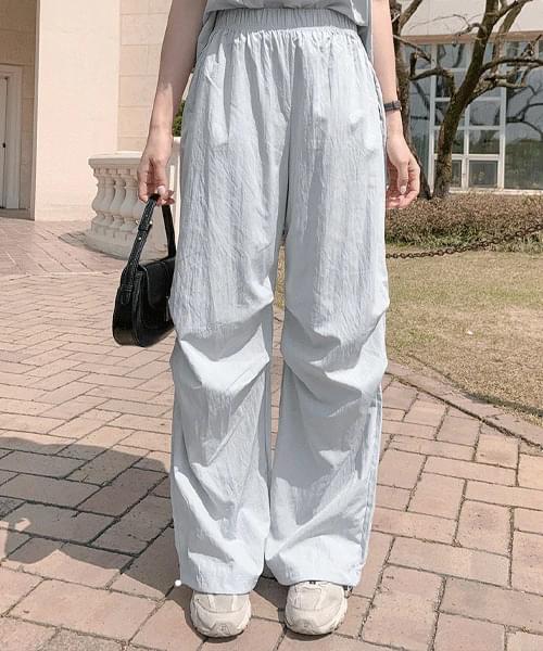 シャーベットシャーリングワイド＆ジョガーパンツ パンツ レディース｜韓国 secon'de secon｜コーディ..