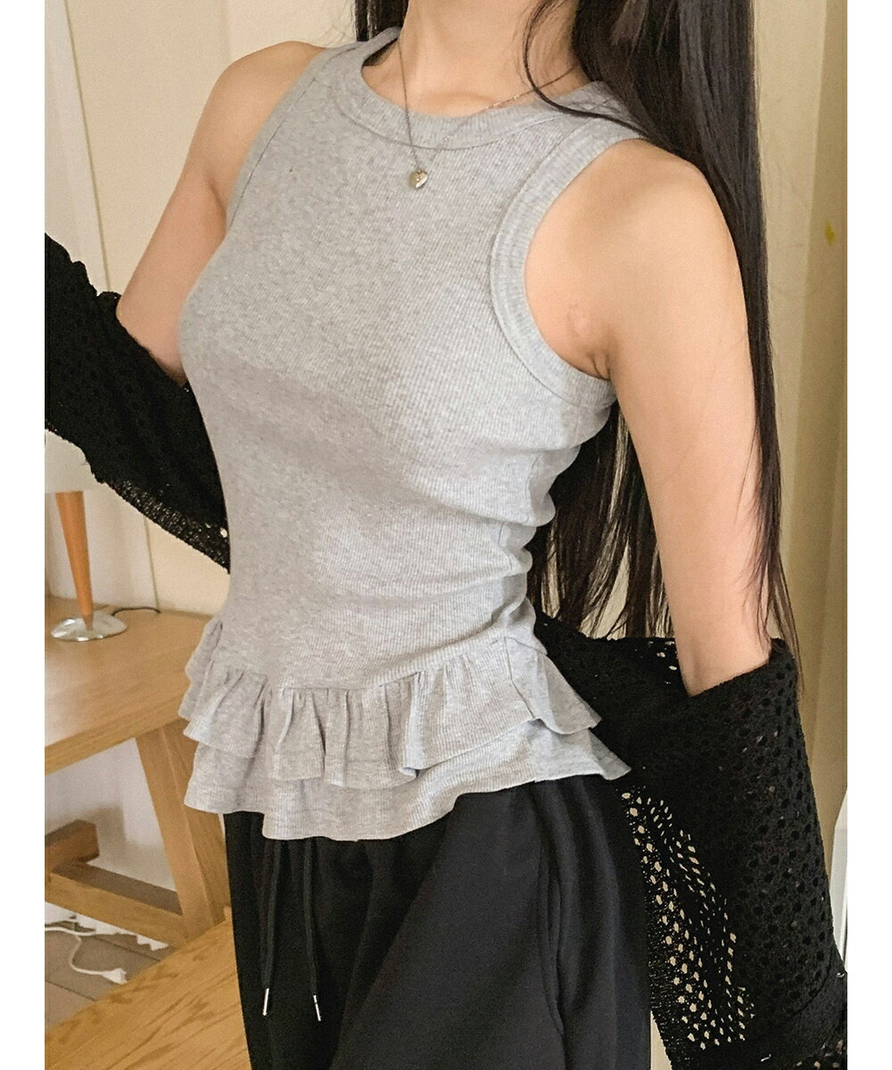 スリーブレス ノースリーブ タンクトップ レディース｜韓国 E-PICK｜コーディブック