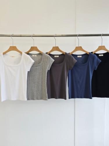 ハイムスクエアTシャツ 半袖 Tシャツ Tシャツ レディース｜韓国 E-PICK｜コーディブック