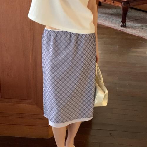 チェススカート スカート レディース｜韓国 E-PICK｜コーディブック
