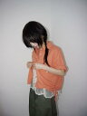 リネンストリング半袖シャツ 半袖 Tシャツ レディース|韓国 kim9hope|コーディブック(4)